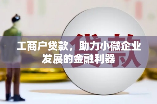 雾峰工商户贷款，助力小微企业发展的金融利器