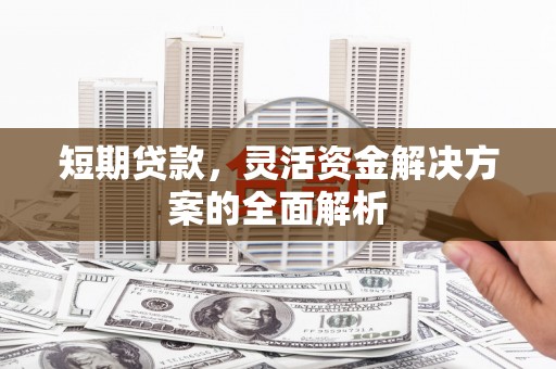 雾峰短期贷款，灵活资金解决方案的全面解析