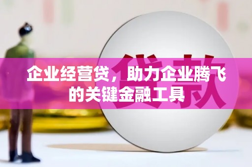 雾峰企业经营贷，助力企业腾飞的关键金融工具