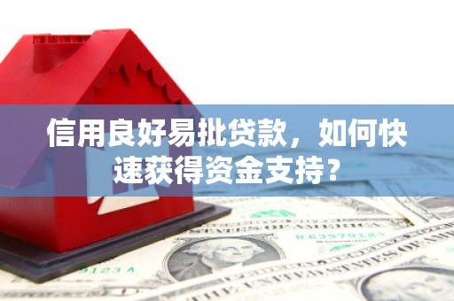 雾峰信用良好易批贷款，如何快速获得资金支持？