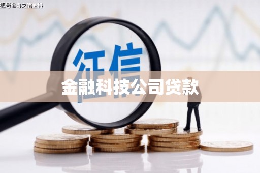 雾峰金融科技公司贷款