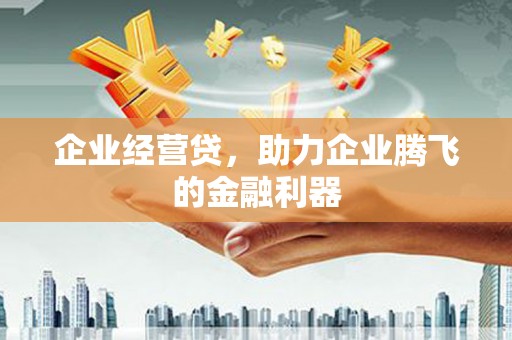 雾峰企业经营贷，助力企业腾飞的金融利器