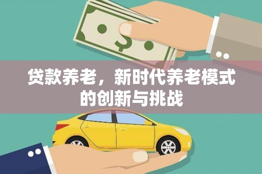 雾峰贷款养老，新时代养老模式的创新与挑战