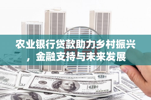 雾峰农业银行贷款助力乡村振兴，金融支持与未来发展