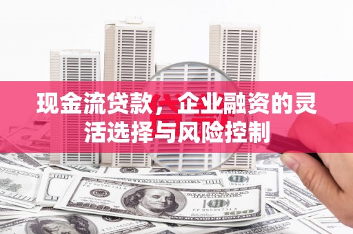 雾峰现金流贷款，企业融资的灵活选择与风险控制