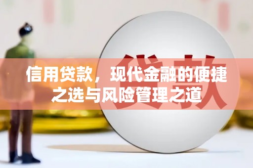 雾峰信用贷款，现代金融的便捷之选与风险管理之道