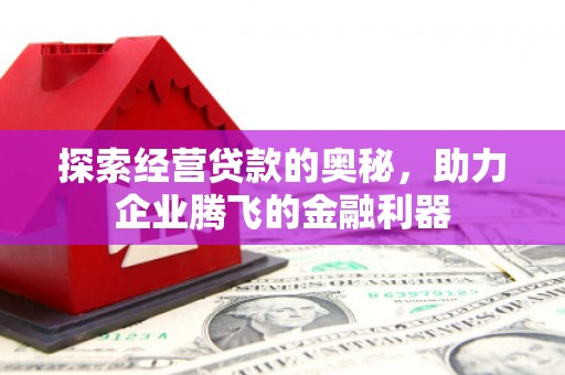 雾峰探索经营贷款的奥秘，助力企业腾飞的金融利器