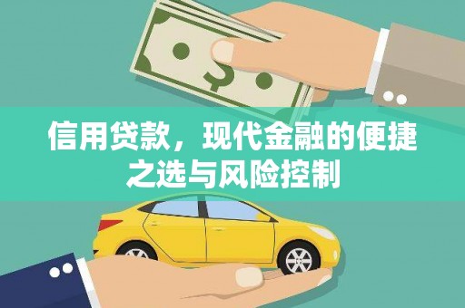 雾峰信用贷款，现代金融的便捷之选与风险控制
