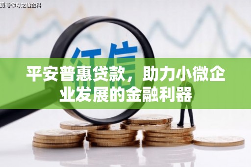 雾峰平安普惠贷款，助力小微企业发展的金融利器