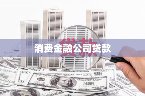 雾峰消费金融公司贷款