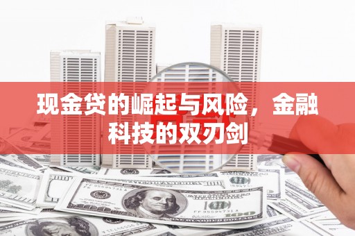 雾峰现金贷的崛起与风险，金融科技的双刃剑