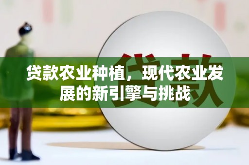 雾峰贷款农业种植，现代农业发展的新引擎与挑战