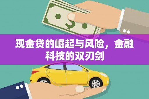 雾峰现金贷的崛起与风险，金融科技的双刃剑
