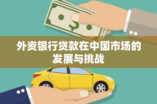雾峰外资银行贷款在中国市场的发展与挑战