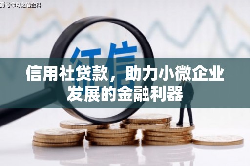 雾峰信用社贷款，助力小微企业发展的金融利器