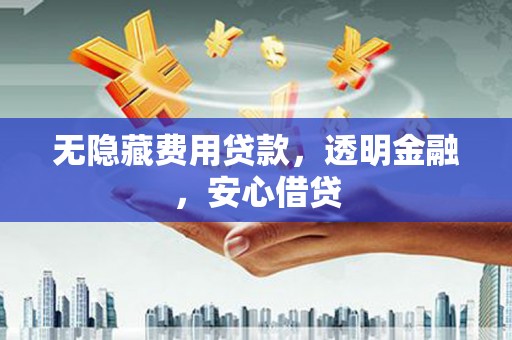 雾峰无隐藏费用贷款，透明金融，安心借贷