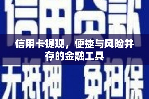 雾峰信用卡提现，便捷与风险并存的金融工具