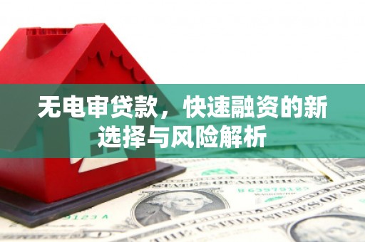 雾峰无电审贷款，快速融资的新选择与风险解析