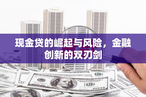 雾峰现金贷的崛起与风险，金融创新的双刃剑