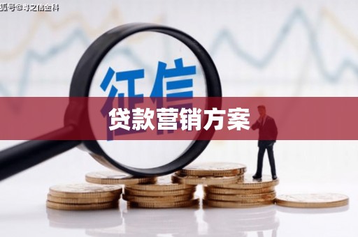 雾峰贷款营销方案