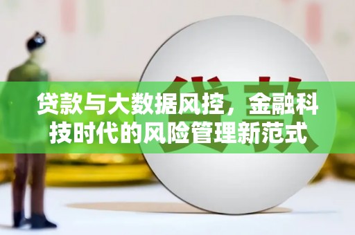 雾峰贷款与大数据风控，金融科技时代的风险管理新范式
