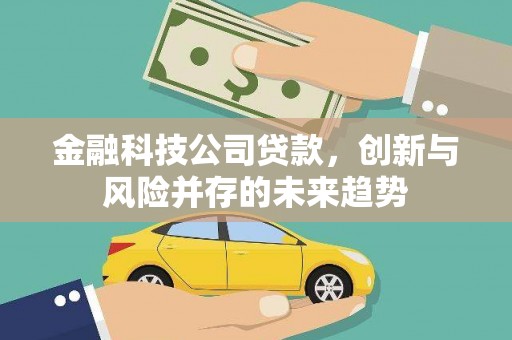 雾峰金融科技公司贷款，创新与风险并存的未来趋势