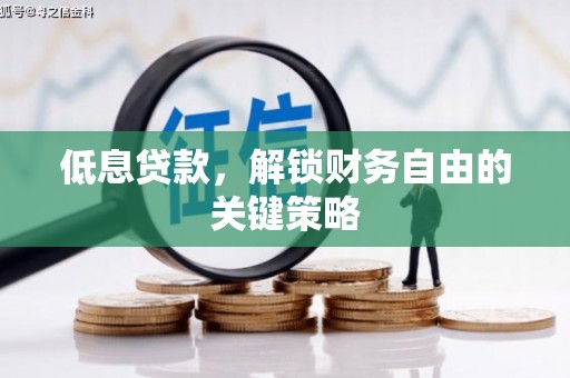 雾峰低息贷款，解锁财务自由的关键策略
