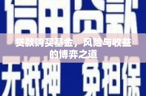 雾峰贷款购买基金，风险与收益的博弈之道