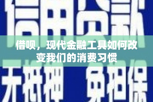 雾峰借呗，现代金融工具如何改变我们的消费习惯
