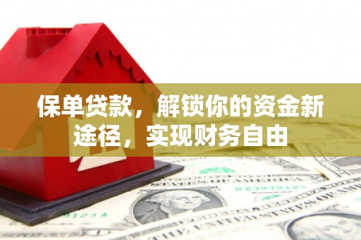 雾峰保单贷款，解锁你的资金新途径，实现财务自由