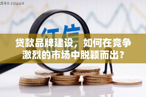 雾峰贷款品牌建设，如何在竞争激烈的市场中脱颖而出？