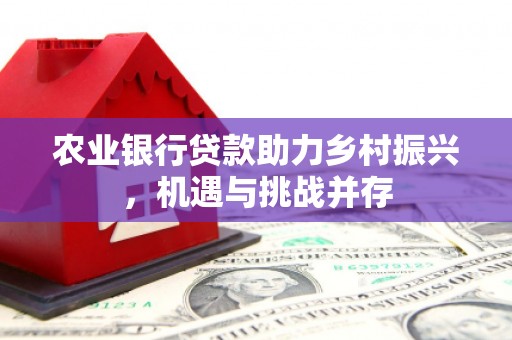 雾峰农业银行贷款助力乡村振兴，机遇与挑战并存