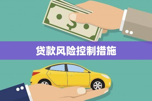 雾峰贷款风险控制措施